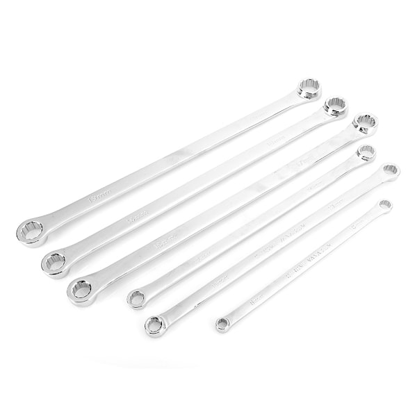 6 st/set Dodecagon Box End Wrench 45 # Stål Förlängning Dubbelhuvud Pentalobe Spännare Bilreparation 8-21mm