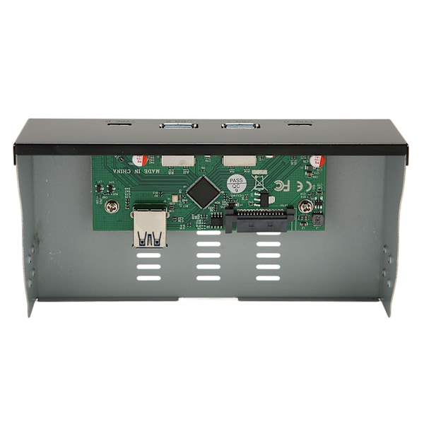 USB-frontpanelhubb 10 Gbit/s 2 USB A 2 USB C USB 3.1 Gen 2 4 portar Högpresterande 5,25 tum frontpanelhubb för OS X PC