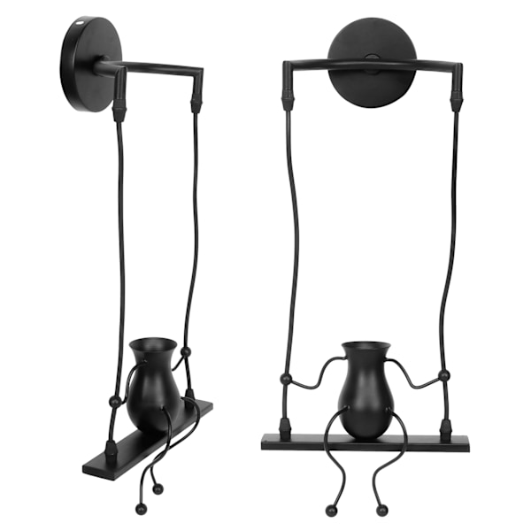 Moderne væglampe Enkel væglampe E26/E27 sokkelholder 60W til soveværelse køkkenindretning 110‑220V
