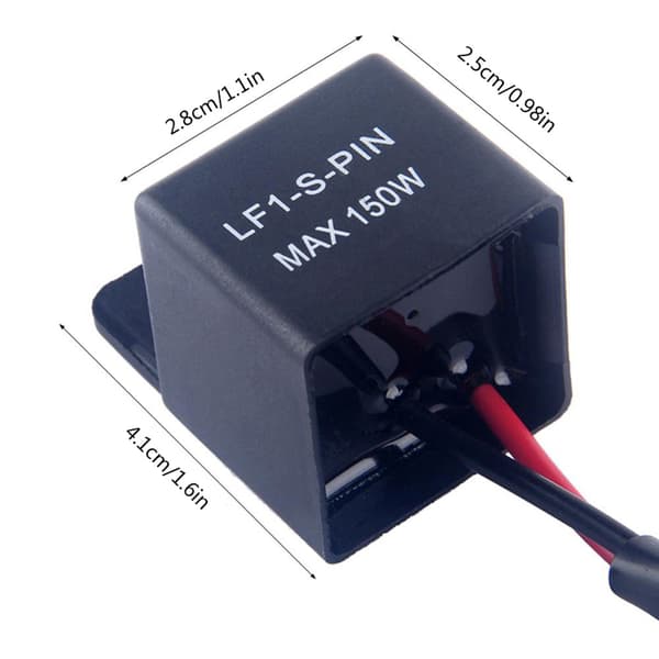 Motorsykler LED Blinklys Relé Blinklys Hastighetskontroll Blinkrelais