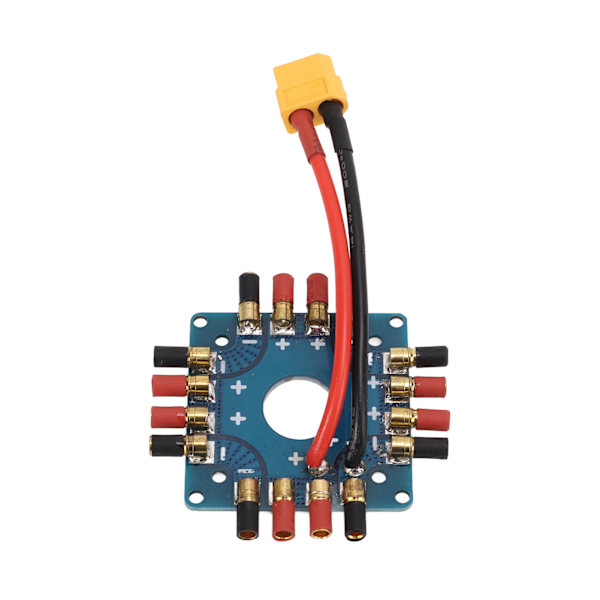ESC Power Supply Distribution Board Anslutningskort med XT60-kontakt 3,5 mm Banana Connectors för RC Drone