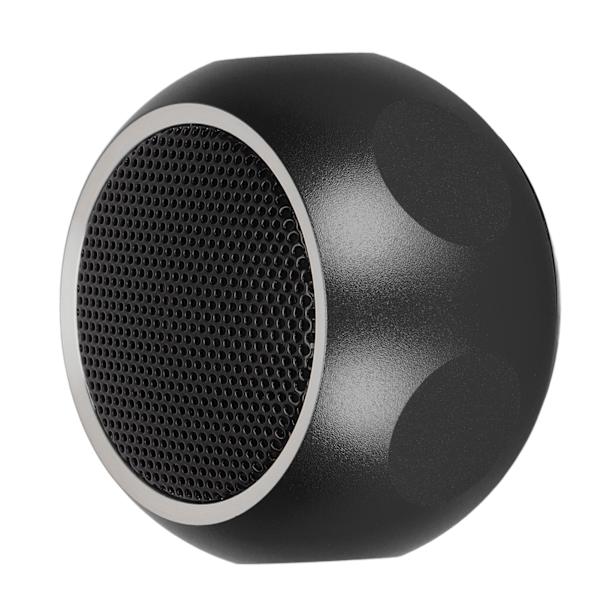 Mini kannettava Bluetooth-kaiutin, söpö pieni langaton kaiutin, jossa rannehihna suihkuun, pyörään, autoon, matkustamiseen, musta