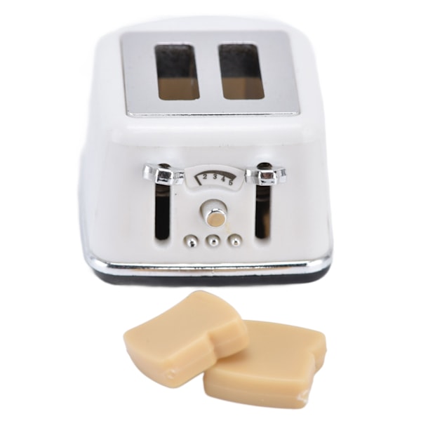 Mini brödmaskin 1:12 Miniatyr scen Vivid Delicate Brödmaskin modell för över 3 år gammal