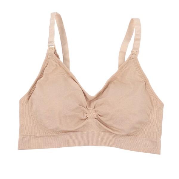 Amningsbehå för kvinnor, bärbar, mjuk, elastisk, andningsbar, justerbar, amningsbehå i nylon, XL