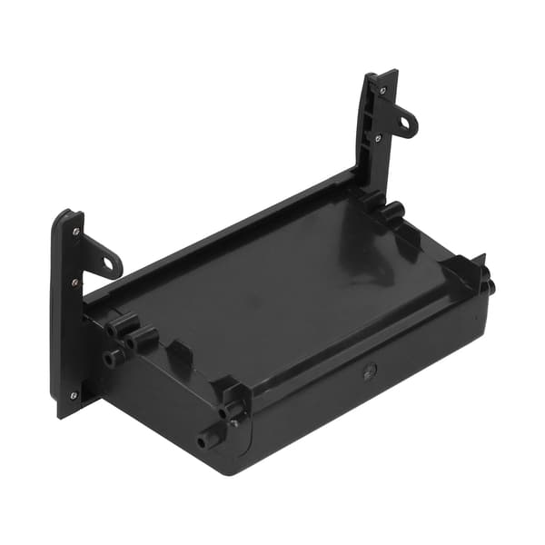Enkel DIN Stereo Radio Panel Trim Kit Audio Fascia Panel Montering Bilram med Förvaringslåda