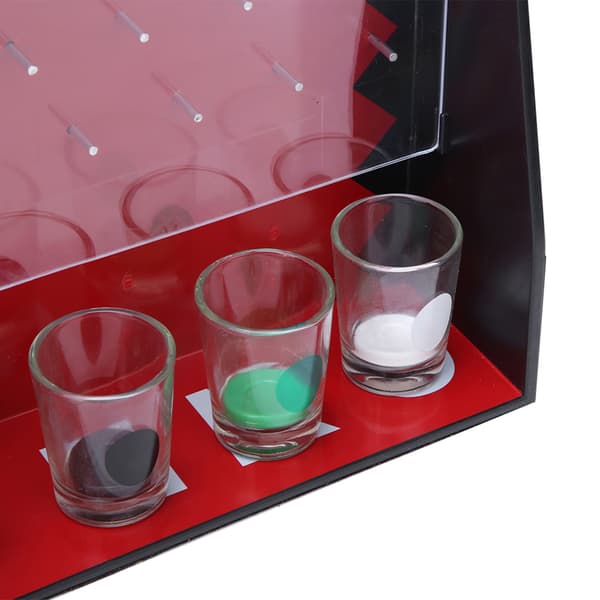 Drikkefest Sjove Farvede Dropping Chips Bar Shot Spil med 6 Vinglas
