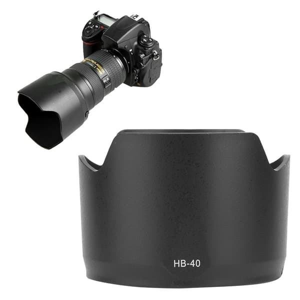 HB-40 ABS Modul Objektivdæksel Erstatning for Nikon AF S 24-70mm f2.8G ED Objektiv