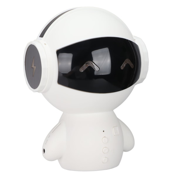 M10 Robot Smart Bluetooth Kaiutin Kannettava Mini Smart Robot Kaiutin Tuki Muistikortti Toisto AUX Input MP3 PlaybackWhite