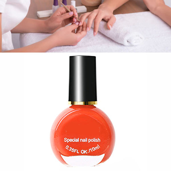 Neglelakk 10 ml mettet farge elegant stil rask tørking langvarig hurtig tørkende neglelakk E049‑5