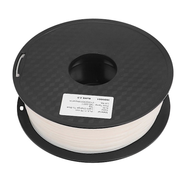 3D Print Forbrugsmateriale PLA Filament Lys Farveændring Blå Vandtæt 1.75mm PLA Filament