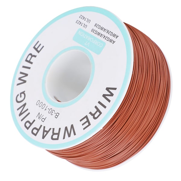 Kobbertrådskredsløb Flying Wire Tinnet Single Core Electronic Connecting LineBrown