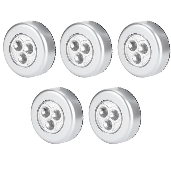 5 st innovativa mini LED-nattlampor för sovrum, säng, garderob