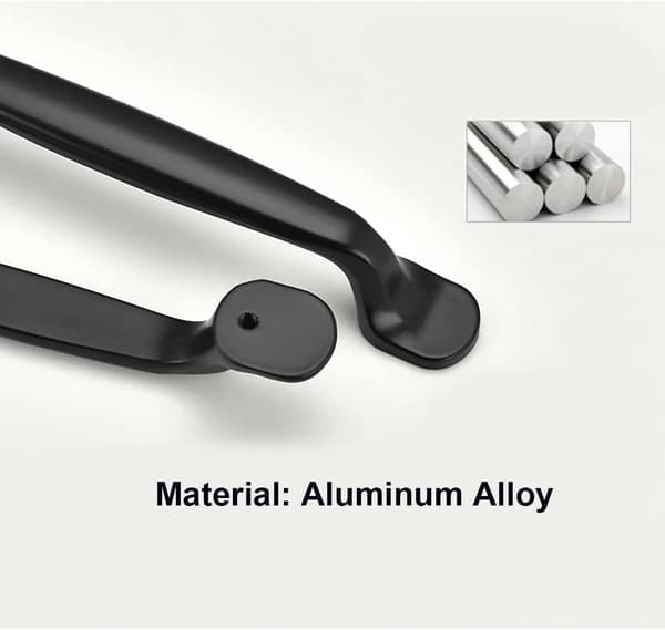 10 stk Sorte Aluminiumsgreb til Skabe