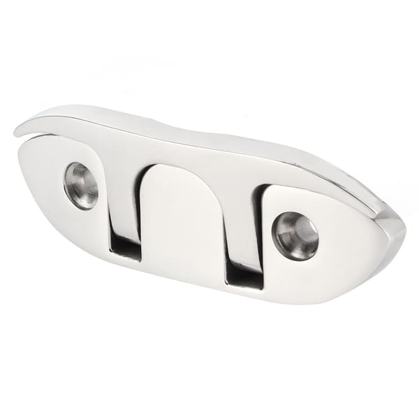 Foldbar klampe rustfrit stål flip op dock klampe til fortøjning båd kajak marine 4,7in