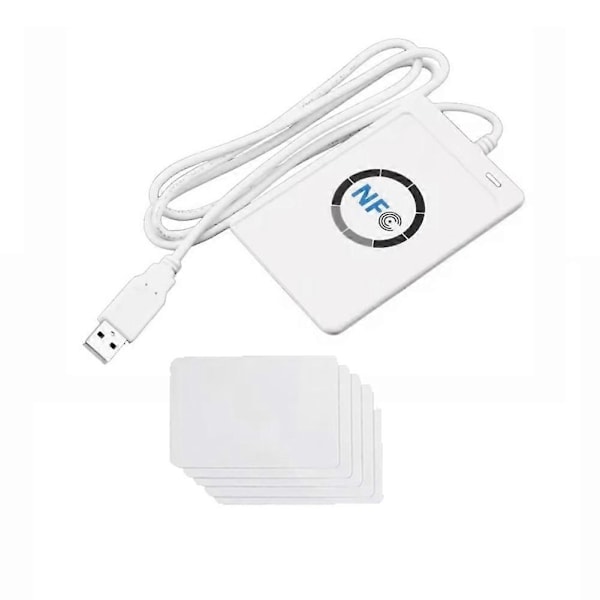 ACR122U RFID IC Smart Card Reader Duplicator+5XCUID Kortkopierare