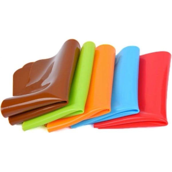 Svart Non-Stick Bakematte, Gjenbrukbar Bakematte, Multifunksjonell Konditormatte, Bordmatte, Benkeplatebeskytter Svart