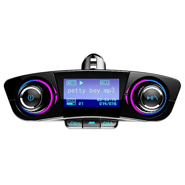 Bilspelare BT06 Bil Bluetooth MP3-spelare Multifunktionell