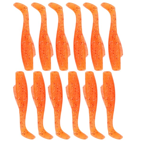 2 sæt 6 stk./sæt Kunstig Simulations Solf Silikone Fiskelokkemad Blødt Agn T Hale Tilbehør3#