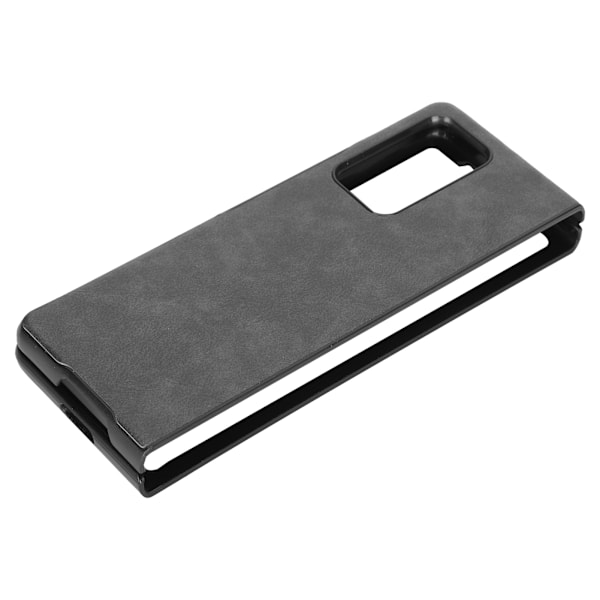 Mobilt läderfodral för Samsung Galaxy Z Fold 2 skyddande fodral AntiFall-fodral (svart)