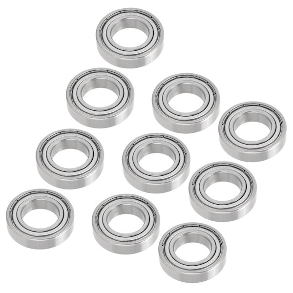 10 stk. kuglelejer i rustfrit stål S6904Z 20x37x9mm til skateboards og rulleskøjter