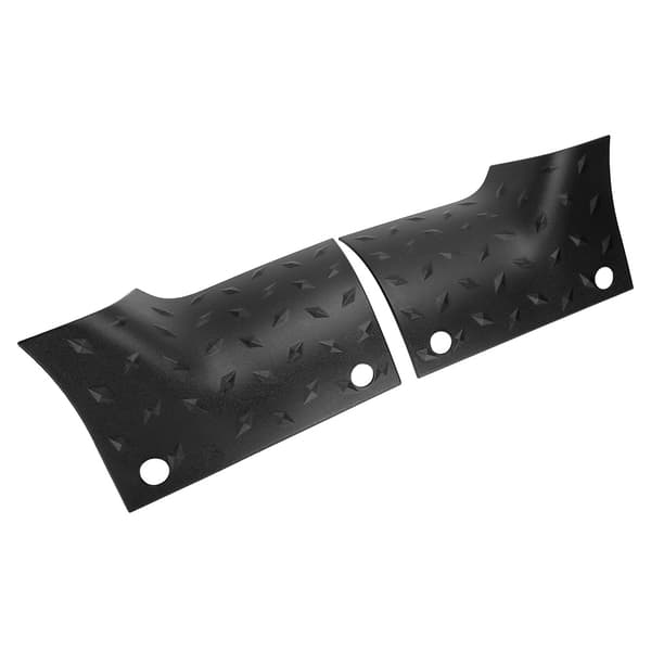 2 stk. Sorte Motorhjelm Vinkel Wrap Cover Biltilbehør Passer til Jeep Wrangler JL 2018 - 2020