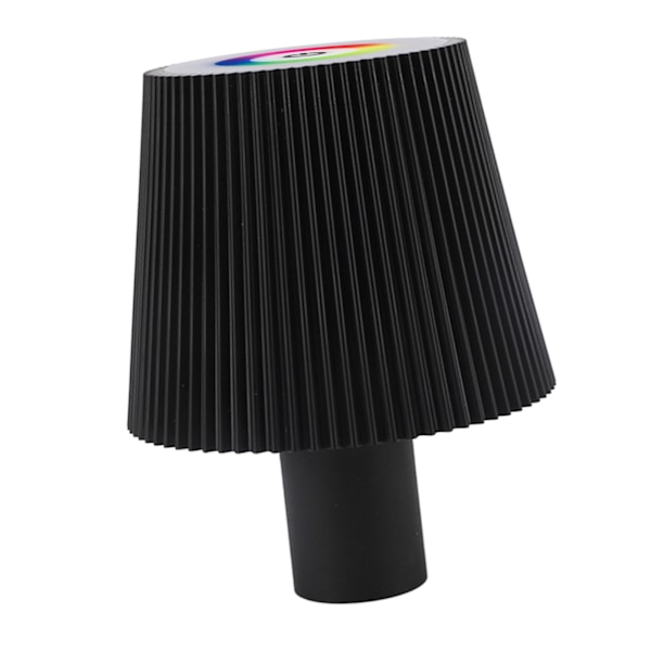 LED Flaskelampe 4000mAh IP54 Vandtæt Touch Control Farve Justerbar USB Genopladelig Ledningsfri Vinflaske Lampe Natlys Sort