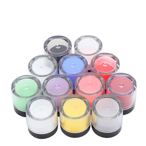 Akryylijauhe Crystal Nail Art Vinkkejä Sisustusrakentaja Akryylimanikyyrityökalu 12 väriä