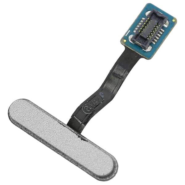 Hemknappskabel Telefon Fingeravtryck Touch Identifiering Flexkabel för S10E G970 ErsättningSilver
