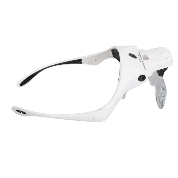 Päänauhan suurennuslasi, High Definition 5H Kovuus Ladattava Hands Free - Suurennuslasi 4 LED-valolla