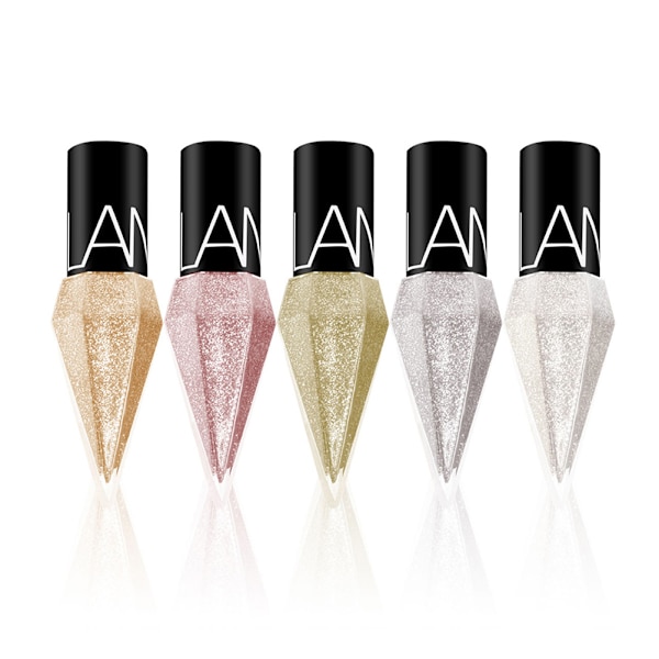 Glitter-nestemäinen eyeliner-meikkisivellin, vedenpitävä, pitkäkestoinen, kiiltävä eyeliner