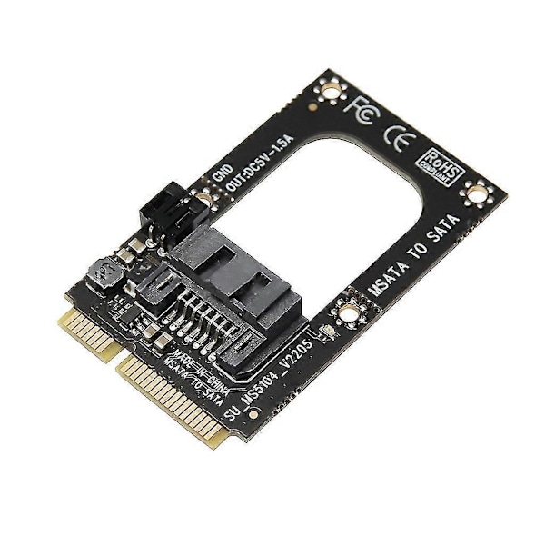 Mini Sata - 7-nastainen Sata-jatkoadapteri, täyskorkea puolikas koko 2,5\" 3,5\" kiintolevylle
