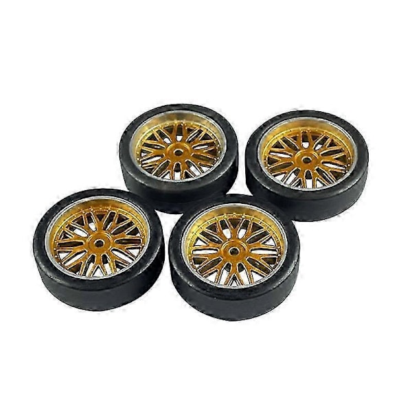 4 st 32mm RC Drift Däck Hjul Kompatibel med LDRC AE86 1/18 RC Bil Uppgraderingsdelar Tillbehör