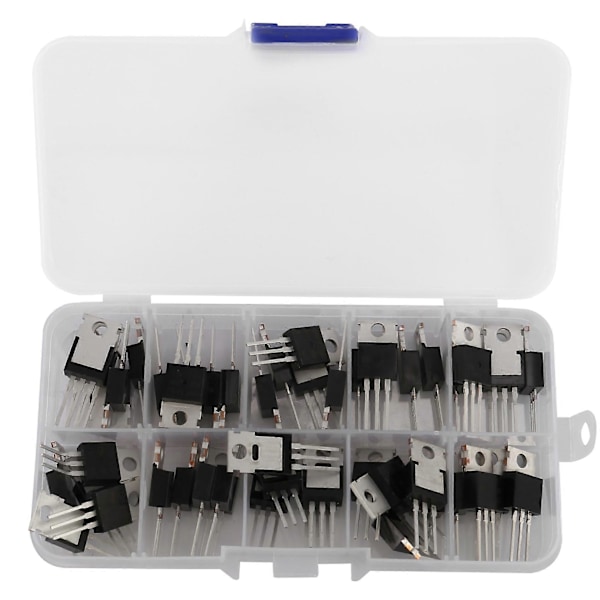 50 kpl 10 tyypin IRF-sarjan MOSFET-transistorien valikoima