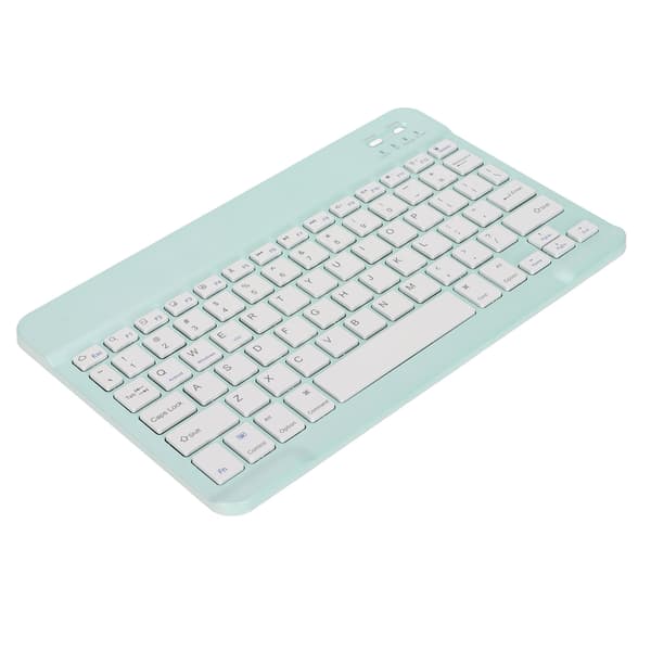 Trådlöst tangentbord Skärmlåsfunktion Litet bärbart Stabil anslutning Lång batteritid Mini trådlöst tangentbord för PCGrön