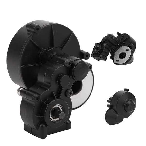 Sort gearkasse transmissionsboks samlingstilbehør til SCX10 90046/90047 1/10 RC Crawler