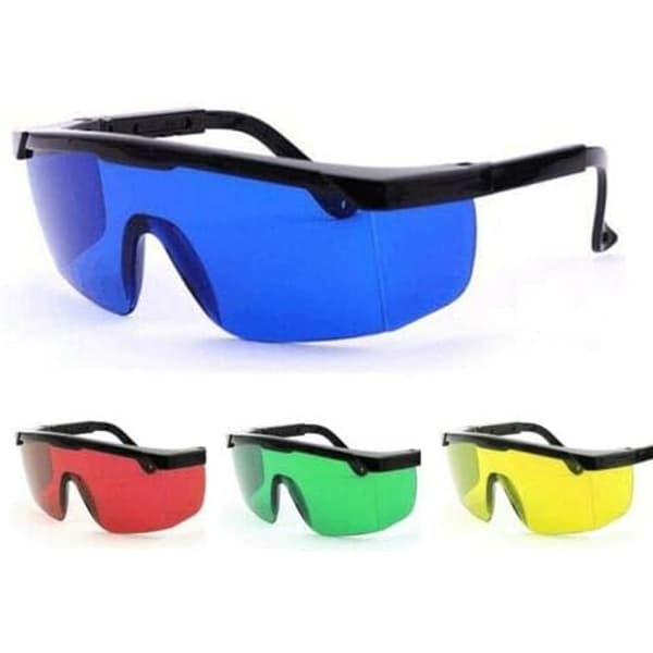 Skyddsglasögon, ögonskydd, laserstråleskydd (gula)