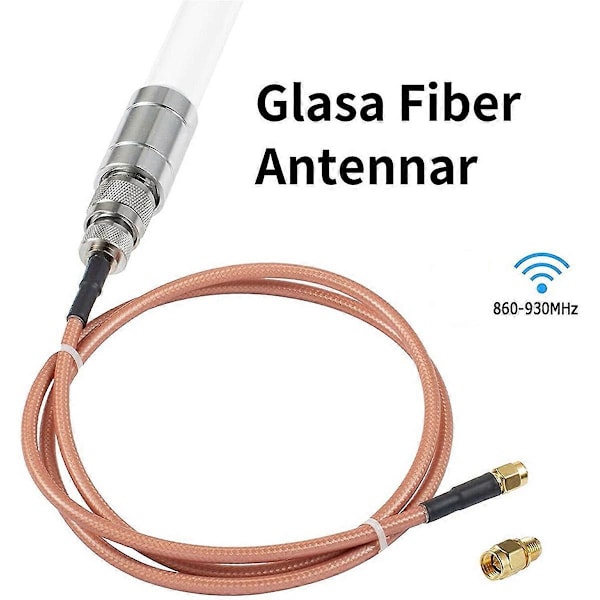 12 DBi 915MHz Lora Antenne N Hun-stik KSR195 Kabler Udendørs