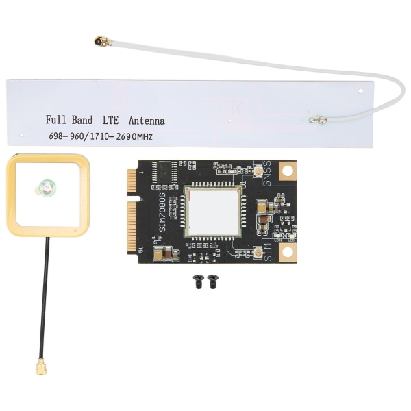 För LILYGOTTGO PCIE 7080G-modul SIM7080G Chip PCIE-modulkort med LTE-antenn GPS-antennskruvar