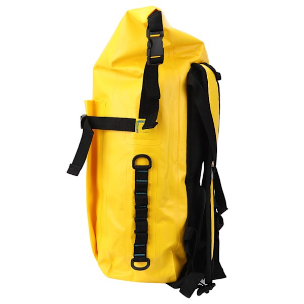 30L Vanntett Dykkerbag Snorkling Ryggsekk Utstyr for Svømming Elvetracing Drifting Tørr Våt Separasjongul
