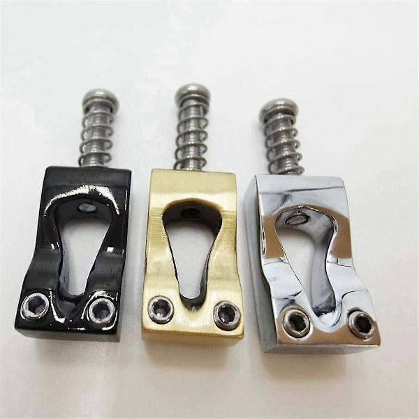 10,8 mm Elektrisk Gitarr Gourd Stall Mässing Stall Sadel, Silver