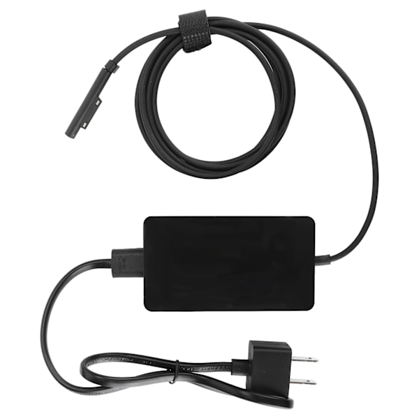 44W AC strømadapterlader passer til Microsoft Pro 3 4 5 6 bærbar PC 100‑240V US-plugg