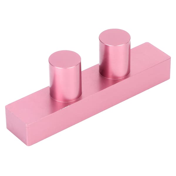 DIY læbestiftform 2-hullers aluminium multifunktionel læbeglans balsam fyldfremstiller til makeup