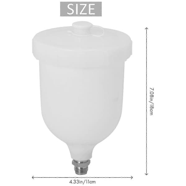 600 ml erstatningskopp for Devilbiss GTI / TEKNA Pro Pri FLG NewWhite sprøytepistol