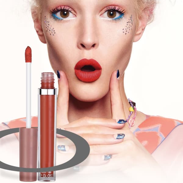 8 farver mat flydende læbestift Non Stick Cup Lip Gloss Makeup Langtidsholdbar læbestift kosmetik