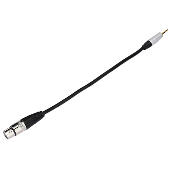 Stereo 3,5 mm uros-XLR naaras äänikaapelin muunnin 3,5 mm apapter 0,3 m pituus