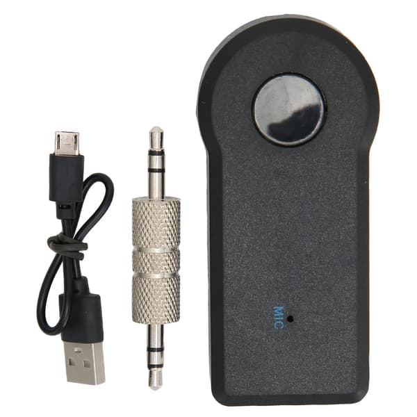Bil Bærbar Bluetooth Musikk Mottaker Mini Trådløs Lydadapter 3.5MM Aux for Telefon
