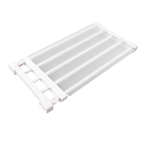 Utvidbar skaphylle for skap, spikerfri skillevegg for skap, oppbevaringshylle for garderobe, 50-80 cm / 19,7-31,5 tommer lang