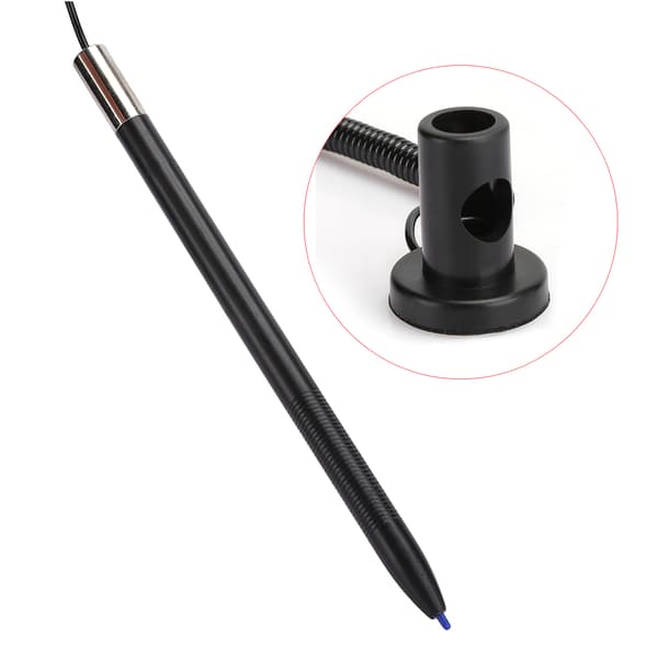 Touch Screen Pen Kapacitiv Stylus Resistiv Sort med Fjederreb Bil Navigator Tilbehør