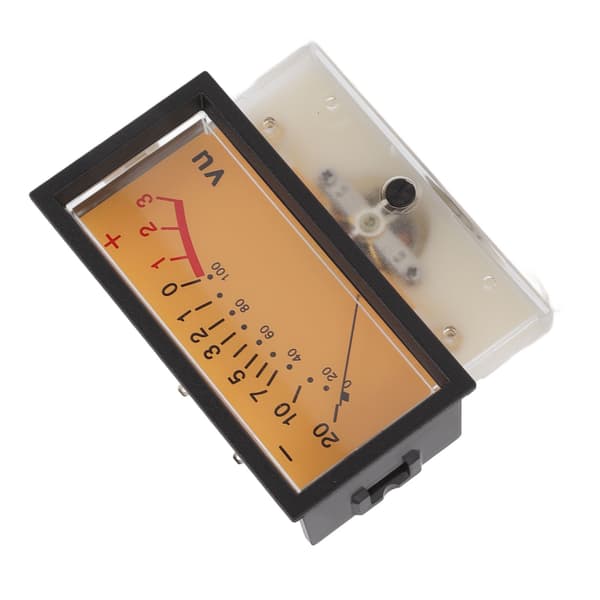 12V Højpræcision VU-meter Header DB Audio Level Header Effektforstærker Level Meter med Baggrundsbelysning 1000UA 50Ω