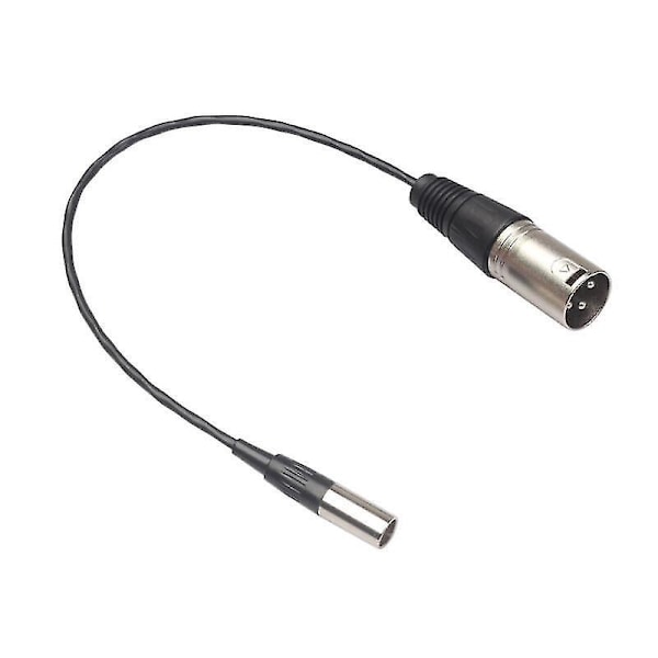 3-nastainen uros - 3-nastainen uros XLR Mini -liitin audiokaapeli XLR uros - Mini XLR uros audiokaapelin liitin - B13